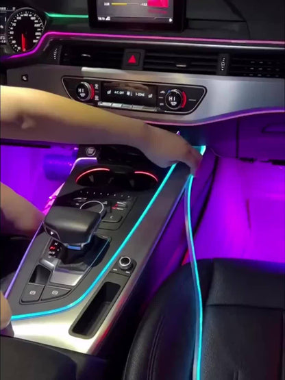 Interior Car LED Strip Lights – 5-in-1 RGB Ambient Lighting Kit