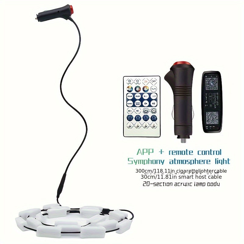 RGB Car Interior & Rear Window LED Atmosphere Lamp