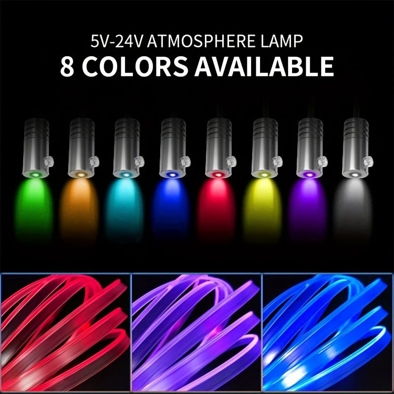 Interior Car LED Strip Lights – 5-in-1 RGB Ambient Lighting Kit