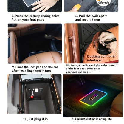 Car Floor Mat LED Ambient Lighting Kit
