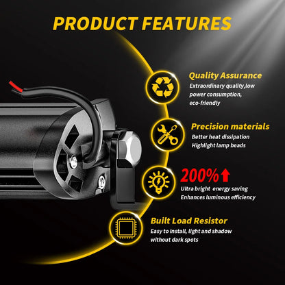 COB Car LED Work Light DRL Spotlight 12V/24V