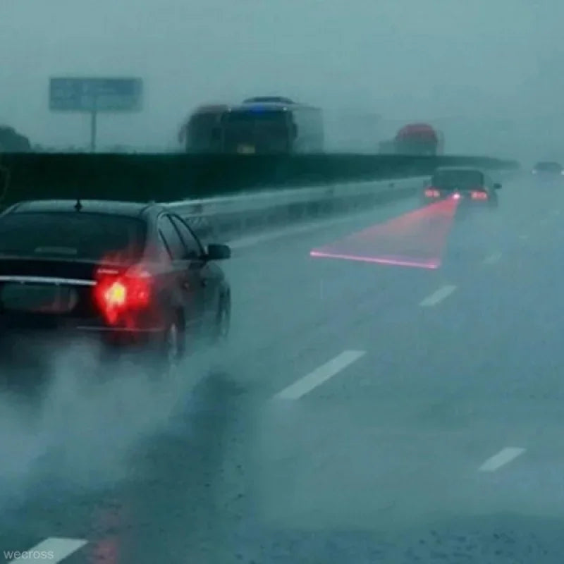 Car LED Laser Rear Fog & Anti-Collision Warning Light