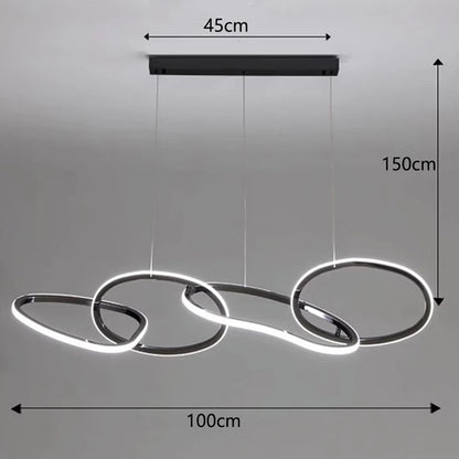 Modern LED Pendant Light for Living & Dining Room