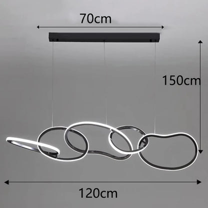 Modern LED Pendant Light for Living & Dining Room