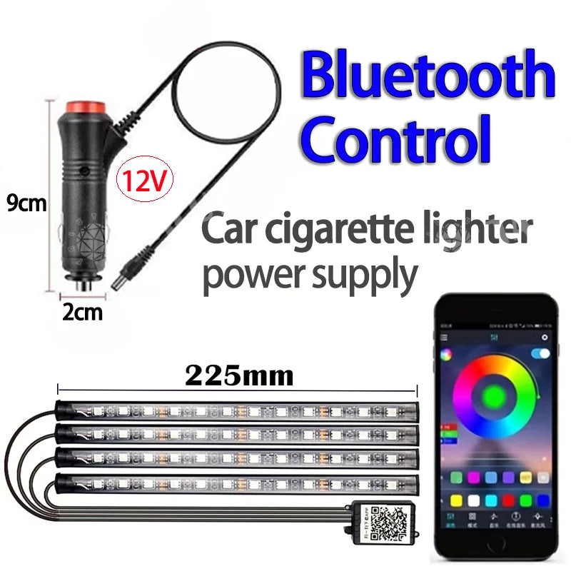 RGB Car Interior Music Light Strip