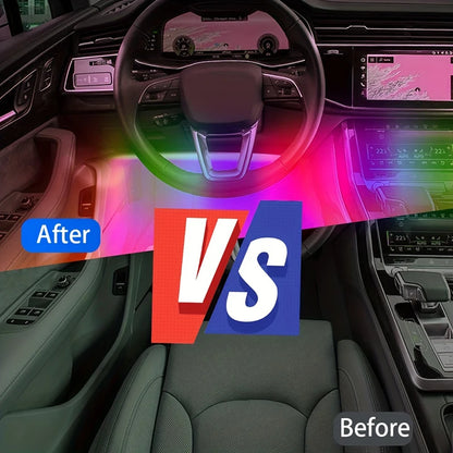 RGB Car Interior Music Light Strip