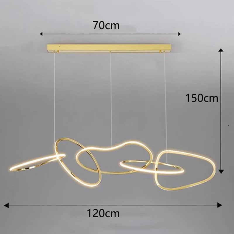 Modern LED Pendant Light for Living & Dining Room
