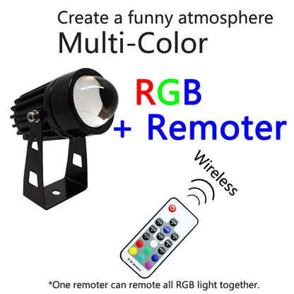 Outdoor LED Wall Spotlight RGB Waterproof Light
