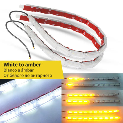 Universal Waterproof LED DRL Strip Lights