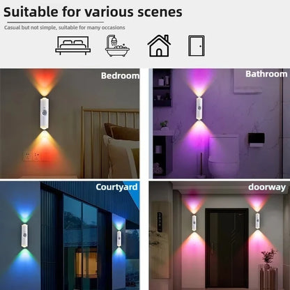 Smart RGB Gradient Motion Sensor Wall Lamp
