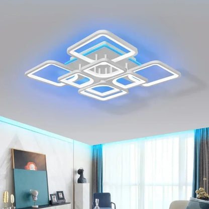 Modern LED Ceiling Light with Backlight Effect