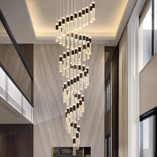 Modern LED Staircase Pendant Chandelier