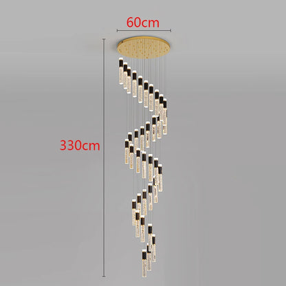 Modern LED Staircase Pendant Chandelier