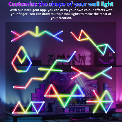 Smart RGB LED Wall Strip Light with App Control