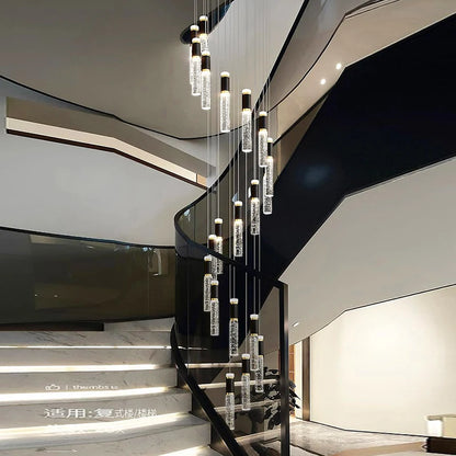 Modern LED Staircase Pendant Chandelier