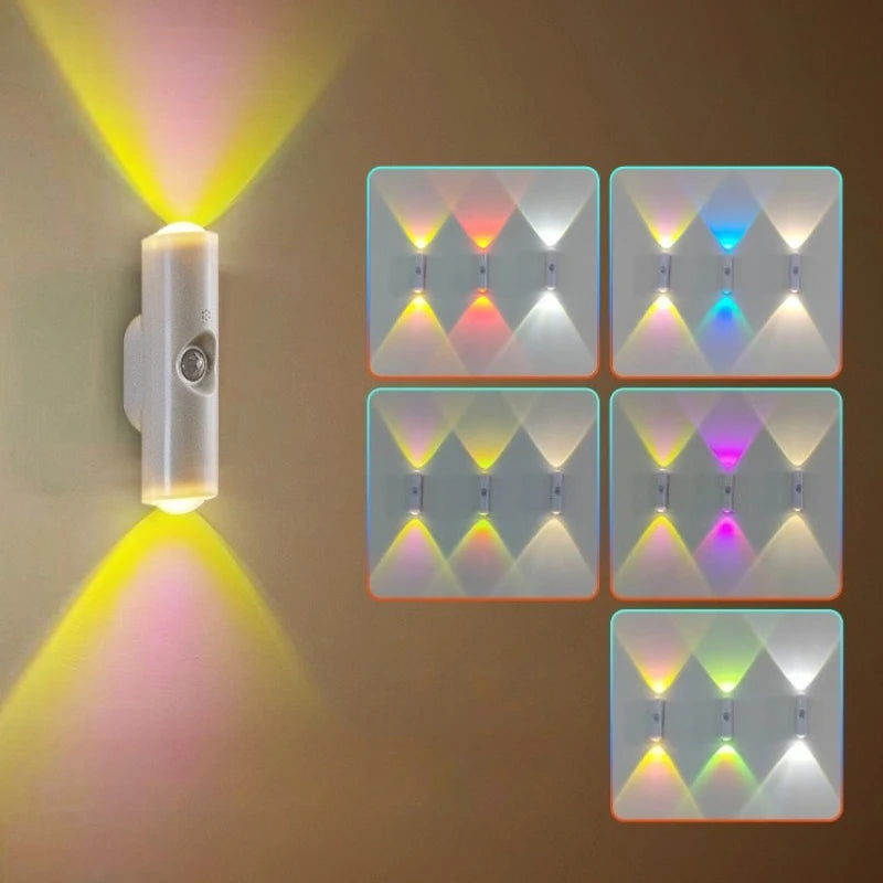 Smart RGB Gradient Motion Sensor Wall Lamp