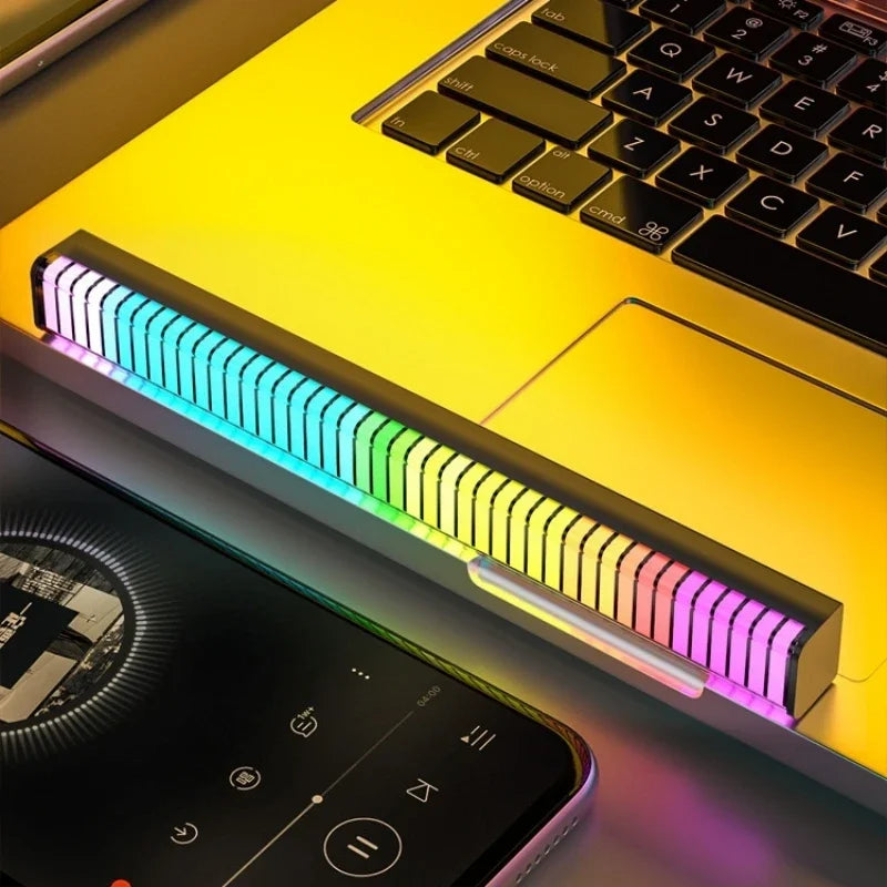 Smart RGB 3D Double-Sided LED Sound Control Light