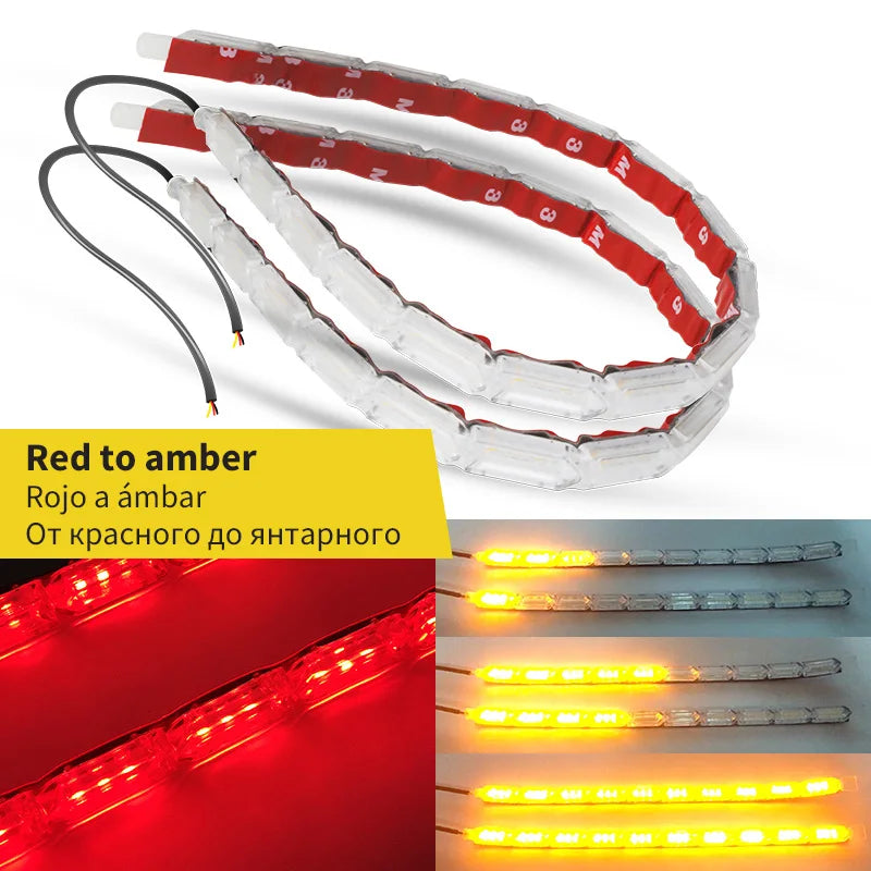 Universal Waterproof LED DRL Strip Lights