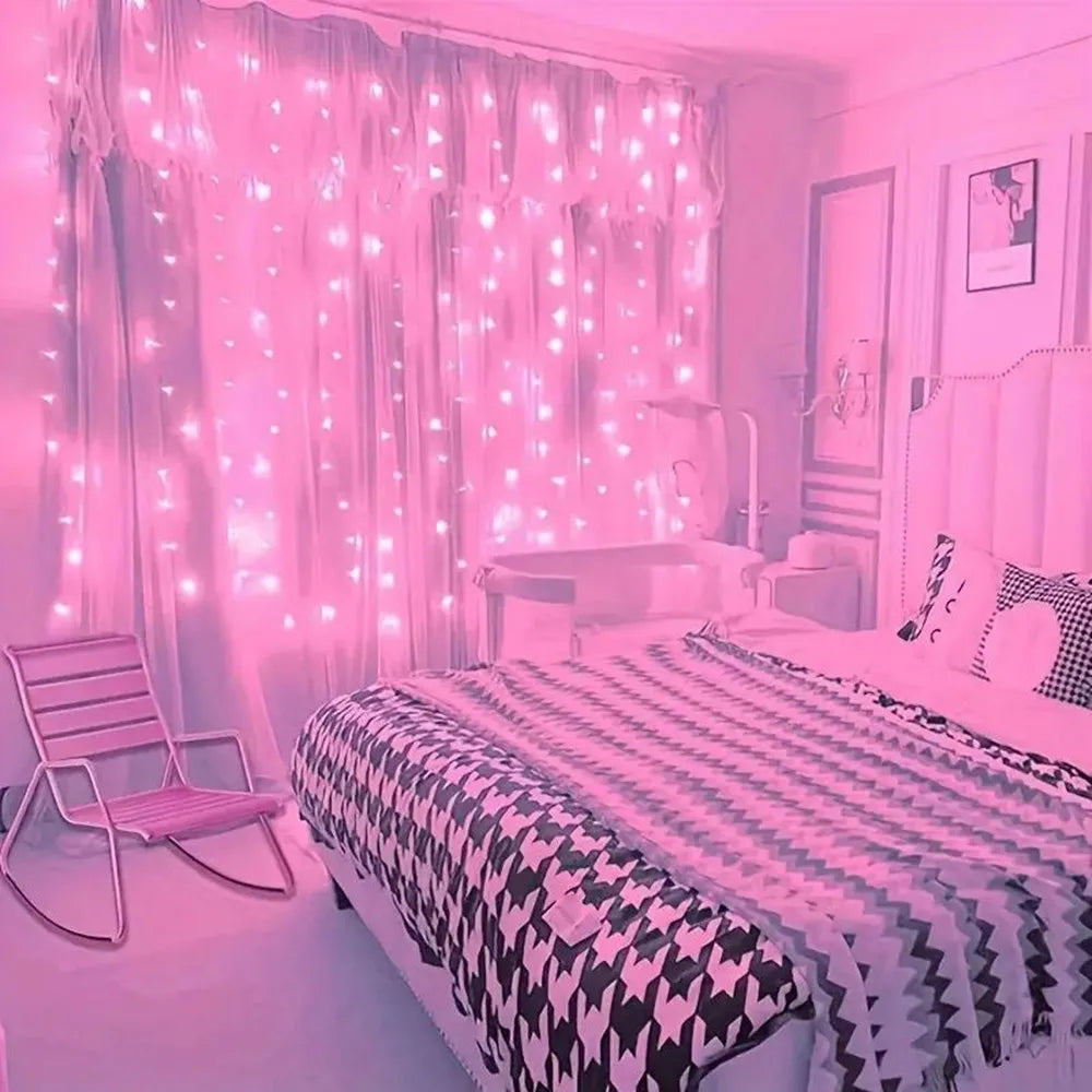 USB LED Curtain Fairy Lights