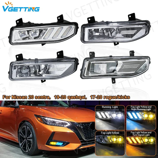 Car LED DRL Fog Lamps 12V for Nissan Sentra (2020)