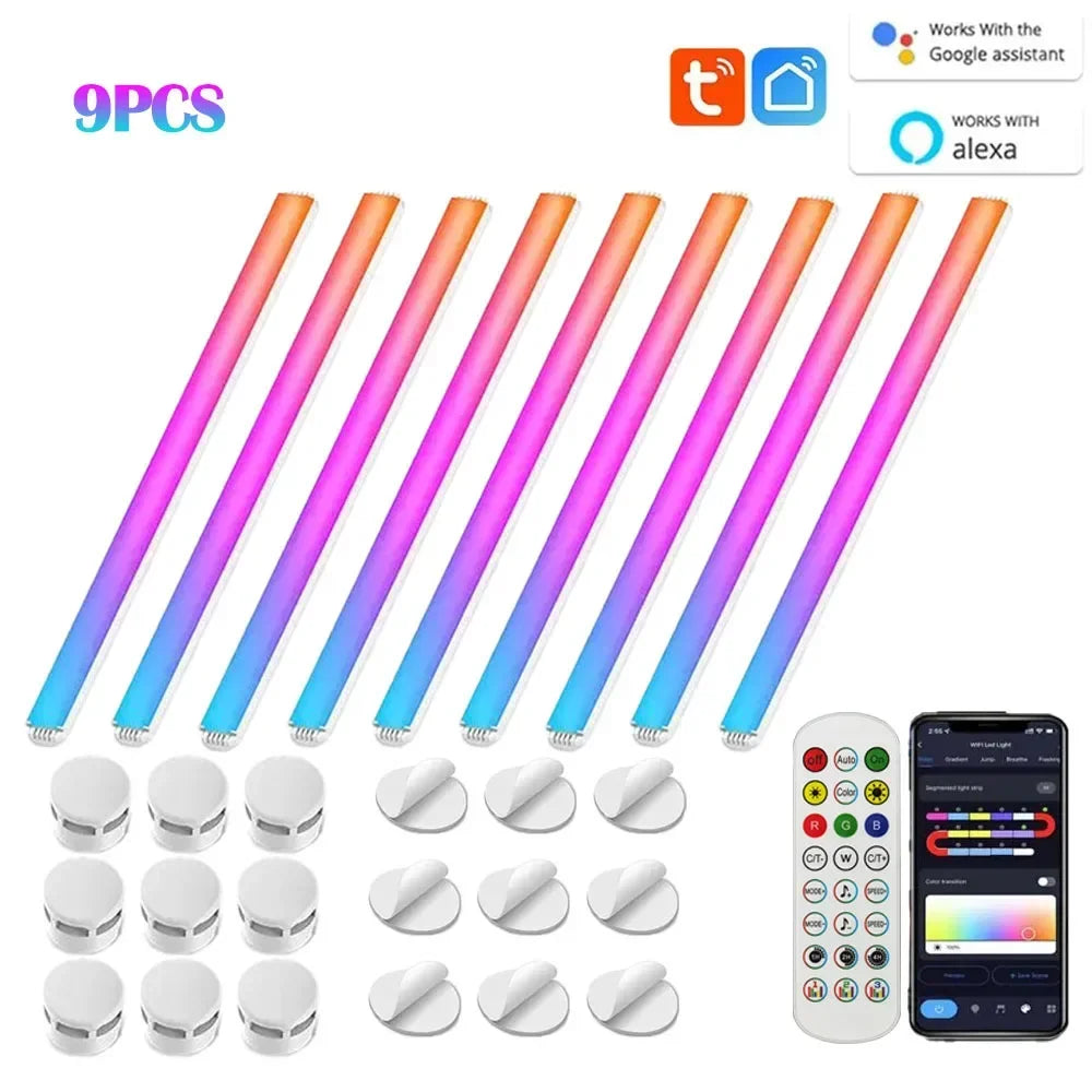 Smart RGB LED IC Strip Wall Light