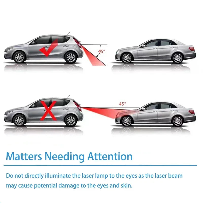 Car LED Laser Anti-Collision Fog Light