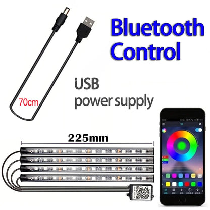 RGB Car Interior Music Light Strip