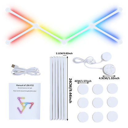 Smart RGB LED Wall Strip Light with App Control