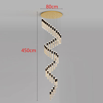 Modern LED Staircase Pendant Chandelier
