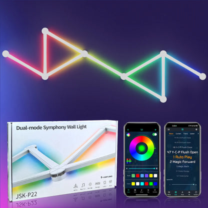 Smart RGB LED Wall Strip Light with App Control