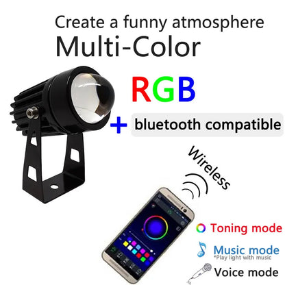 Outdoor LED Wall Spotlight RGB Waterproof Light