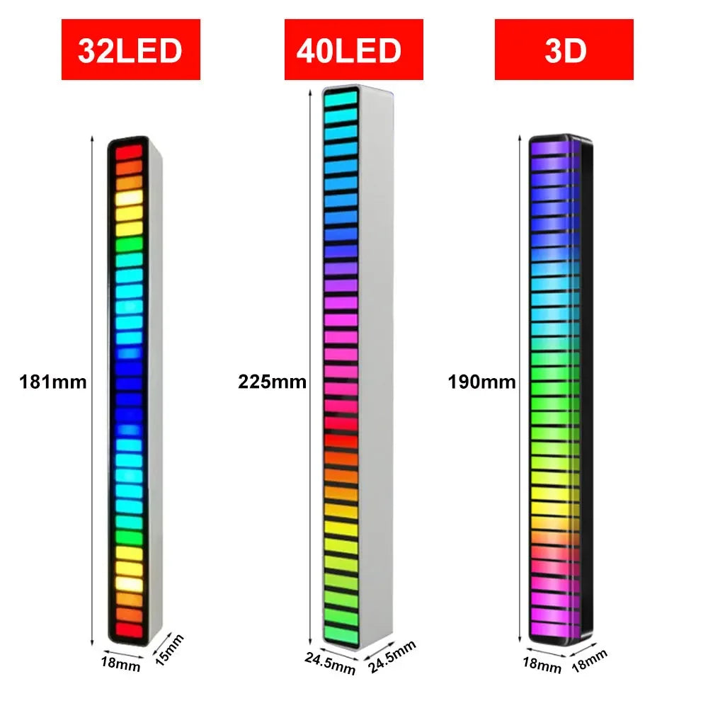 Smart RGB LED Music Sync Light for Gaming & Desktop