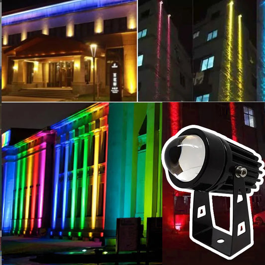 Outdoor LED Wall Spotlight RGB Waterproof Light