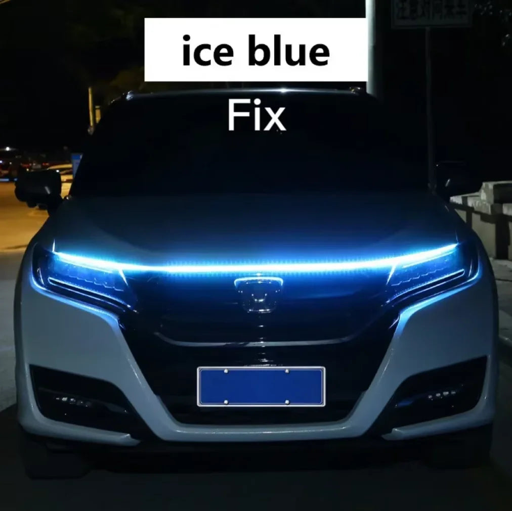 Car LED Hood & Door Decorative DRL Light 12V