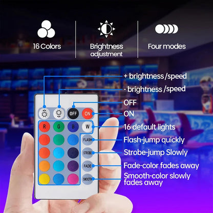 Smart RGB USB LED Strip Light for Bedroom Ambiance