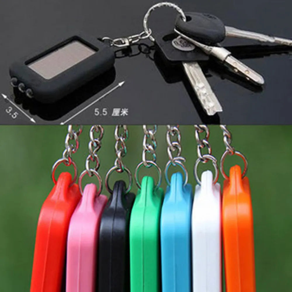 Portable Solar LED Keychain Light