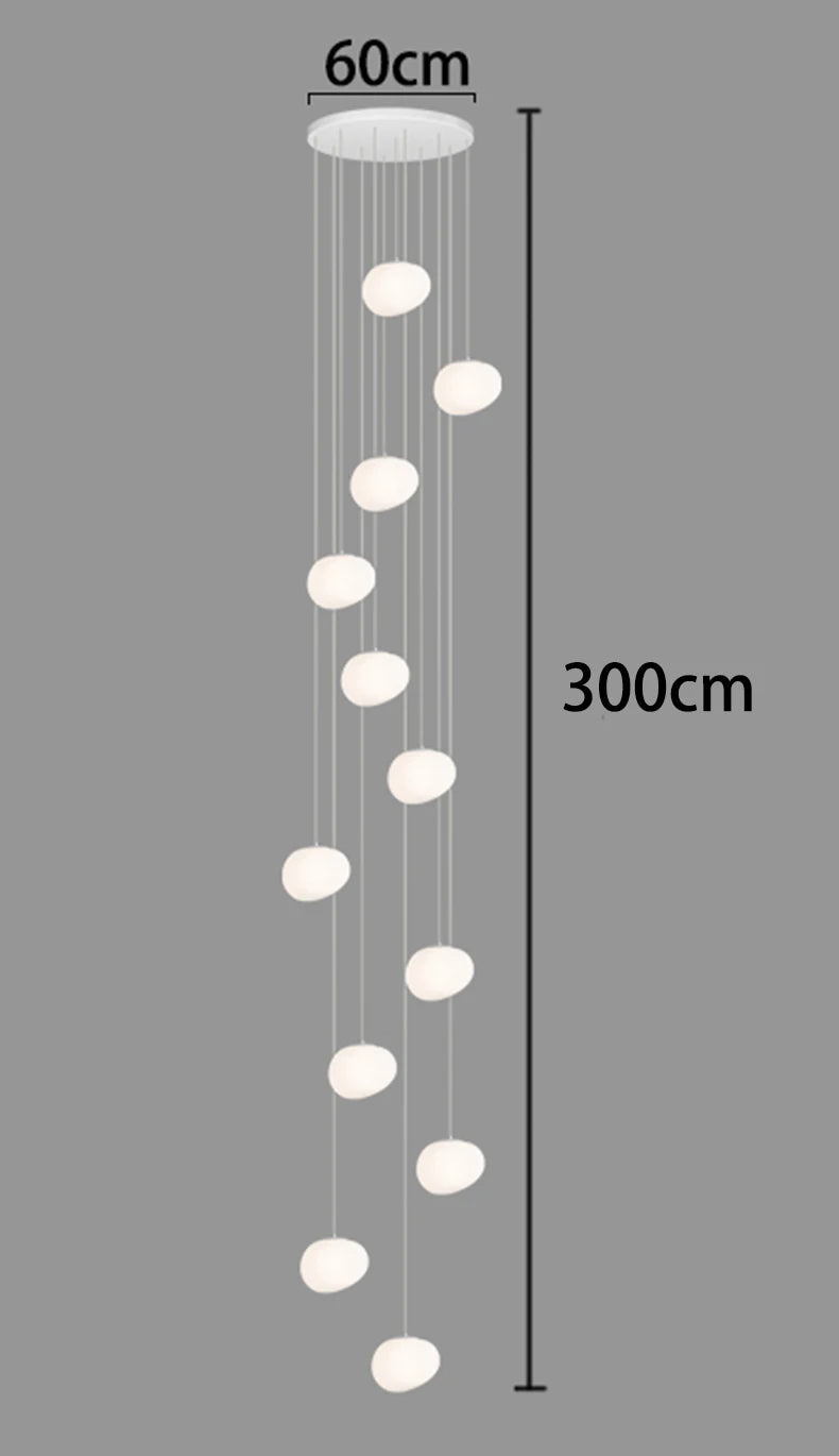 Modern LED Pendant Chandelier for Living & Dining Room