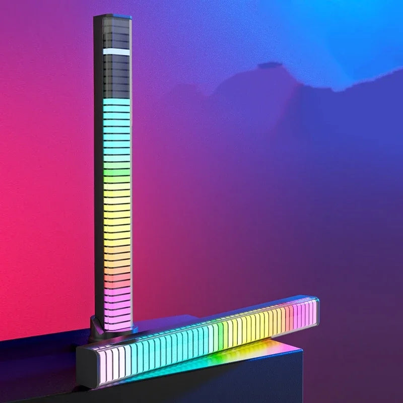 Smart RGB 3D Double-Sided LED Sound Control Light