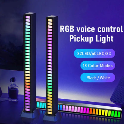 Smart RGB LED Music Sync Light for Gaming & Desktop