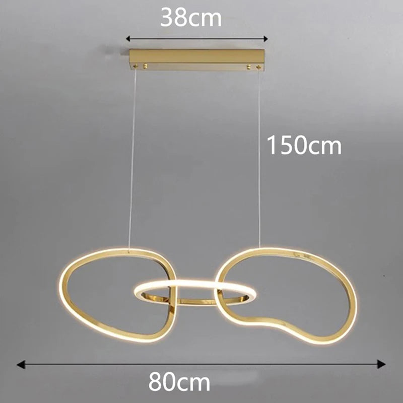 Modern LED Pendant Light for Living & Dining Room