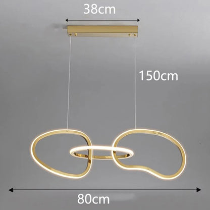 Modern LED Pendant Light for Living & Dining Room