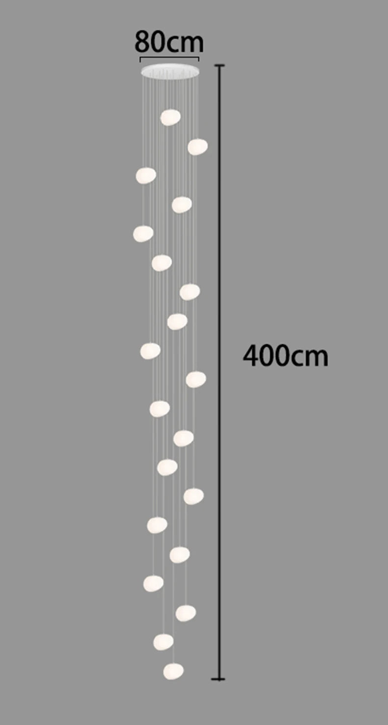 Modern LED Pendant Chandelier for Living & Dining Room
