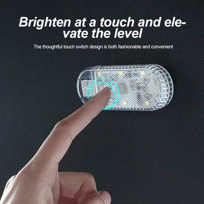 USB Rechargeable Car Mini Touch LED Light