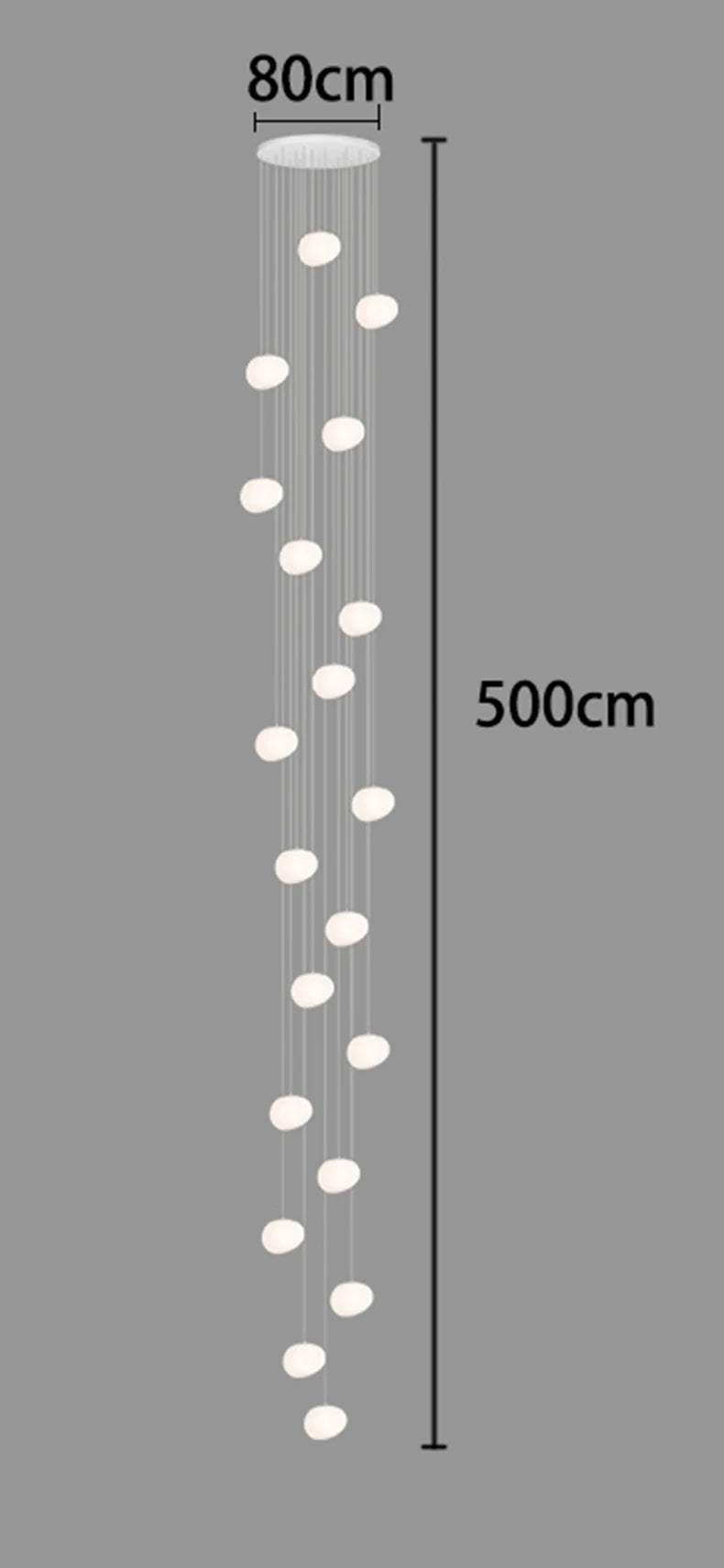 Modern LED Pendant Chandelier for Living & Dining Room