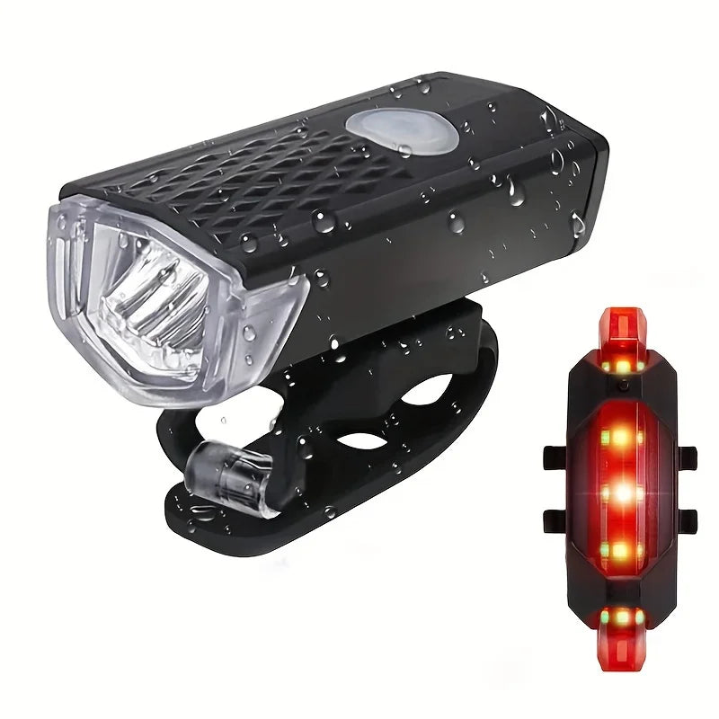 Bike Front & Rear LED Light Set