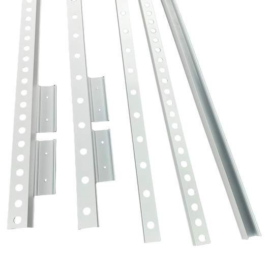 Free Air Shipping for 12mm 1M Long White Permanent Track Aluminum channels