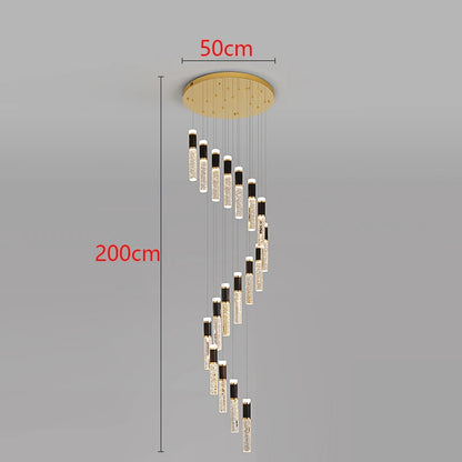 Modern LED Staircase Pendant Chandelier