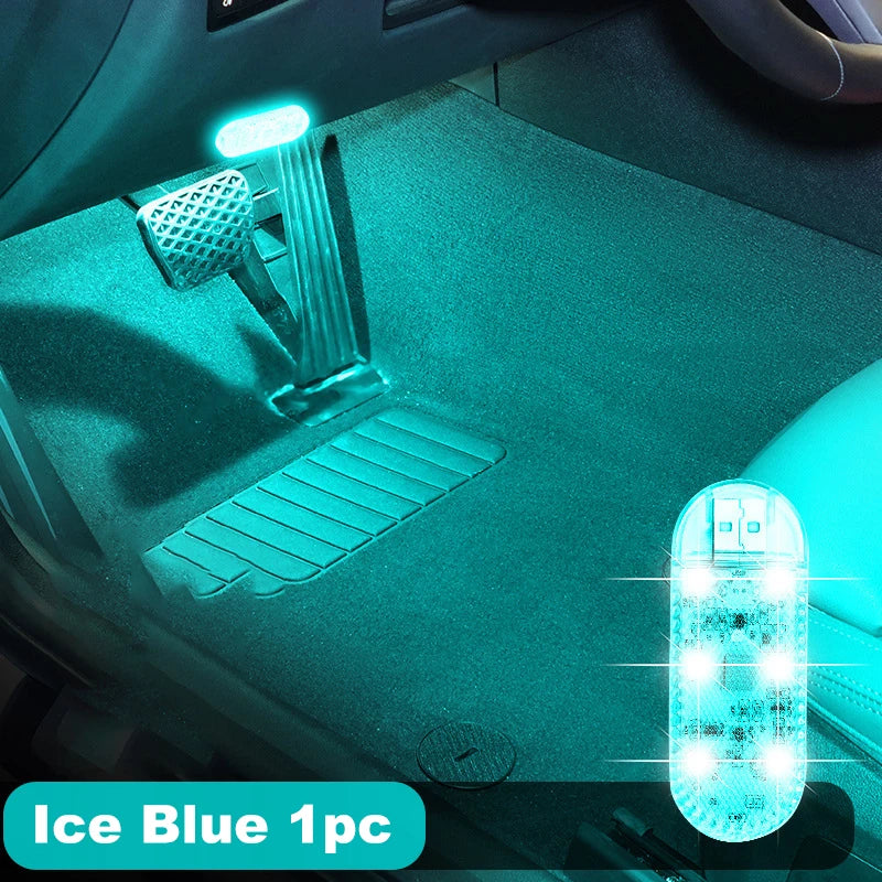 USB Rechargeable Car Mini Touch LED Light