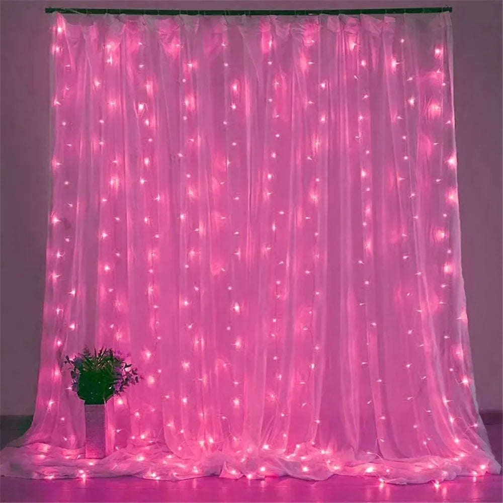 USB LED Curtain Fairy Lights