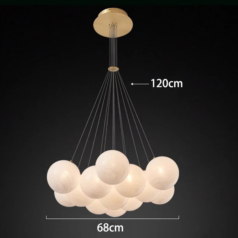Modern LED Pendant Chandelier for Living & Dining Room